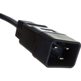 Шнур питания ЦМО с заземлением длина 1,8м. R-16-Cord-C19-C20-1.8 (артикул 16306183) – фото 1