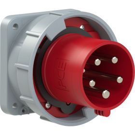 Встраиваемая вилка PCE 63А 400V 3P+N+E IP67 635-6 (артикул 16040274) – фото 1