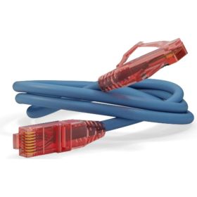 Патч-корд Hyperline PC-LPM-UTP-RJ45-RJ45-C5e-0.5M-LSZH-BL U/UTP, Cat.5e 100% Fluke Compon 229947 (артикул 18883236) – фото 1