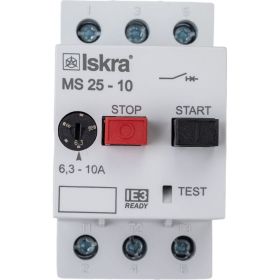 Автомат защиты двигателя Iskra MS25-10 УТ-00019742 (артикул 16672640) – фото 1
