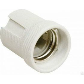 Патрон General Lighting Systems GLH-E14-CER-H-W керамический, Е14 подвесной белый 474006 (артикул 21370432) – фото 1