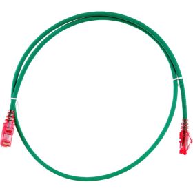 Патч-корд Hyperline PC-LPM-UTP-RJ45-RJ45-C5e-1M-LSZH-GN U/UTP, Cat.5е 30857 (артикул 19565988) – фото 1