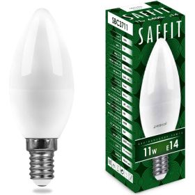 Светодиодная лампа SAFFIT SBC3711 Свеча E14 11W 6400K 55171 (артикул 19376856) – фото 1