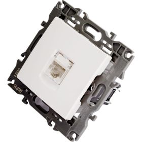 Розетка ЭРА 14310701 RJ45, IP20, белый Б0034302 (артикул 16110352) – фото 1
