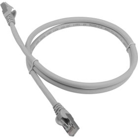 Патч-корд LANMASTER RJ45 - RJ45, 4 пары, FTP, категория 6, 7 м, серый, LSZH, LAN-PC45/S6-7.0-GY (артикул 16466107) – фото 1