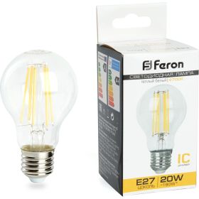 Cветодиодная лампа FERON LB-620 E27 20W 2700K, 38245 (артикул 23304039) – фото 1