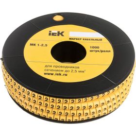 Маркировочное кольцо IEK 1-2.5мм, 2, МК, 1000шт/ролл UMK10-2 (артикул 15165191) – фото 1