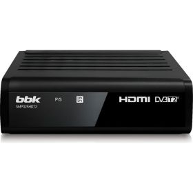 DVB-T2 ресивер bbk SMP025HDT2 черный ЦБ-00001275 (артикул 22204893) – фото 1