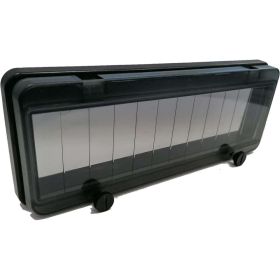 Шарнирное окно PCE на 13 модулей с дымчатым окном IP67 900613s-p (артикул 16414184) – фото 1