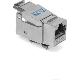 Вставка Keystone TWT RJ-45, категория 6, экранированная, белая, без инструмента, OK45STP/6-WH (артикул 16104142) – фото 1