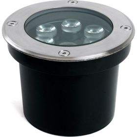 Светодиодный тротуарный (грунтовый) светильник FERON SP2802 6W, AC12-24V, 3000К, D120xH90mm,вн.диаметр:90mm,IP67 48453 (артикул 25676343) – фото 1
