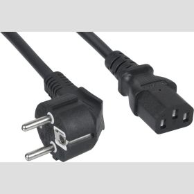 Кабель питания компьютера Cabeus (Schuko+C13) (3x0.75), 5 м PC-186-VDE-5M (артикул 19614978) – фото 1