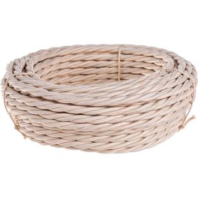 Провод Retrika 3x2.5 слоновая кость, 20м RP-32506-20 (артикул 22112289) – фото 1