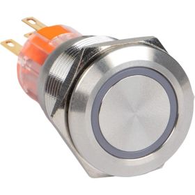 EKF Кнопка S-Pro67 19 мм без фикс. с синей подсв. 24В PROxima 20 шт s-pro67-142 (артикул 16359867) – фото 1