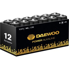 Алкалиновая батарейка DAEWOO LR 6 Power Alkaline Pack-12 5042070 (артикул 26134739) – фото 1
