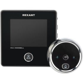 Дверной видеоглазок REXANT dv-113 с дисплеем 2.8"" звонок и записи фото, аккумулятор 45-1113 (артикул 25051587) – фото 1