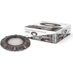 Светильник, Круг, Бронза, Gu5.3 Gauss Metal Exclusive CA055 (артикул 15629384) – фото 1