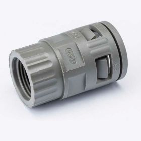 Муфта для гофрированных труб Weyer WQG3-M20G/AD21.2 коннектор прямой внутр. M20x1.5 WE1200700 (артикул 21360568) – фото 1