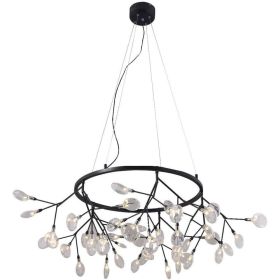 Crystal Lux Подвесная светодиодная люстра Evita SP45 D BLack/Transparent (артикул 18276667) – фото 1