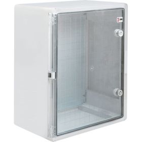 Щит ЭРА ЩМП-П 600х400х200, прозрачная дверь УХЛ1 IP65 IK10, пластиковый Б0052359 (артикул 19483758) – фото 1