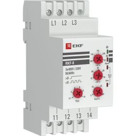 Многофункциональное реле контроля фаз EKF PROxima rkf-8 (артикул 16367353) – фото 1