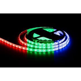 Светодиодная лента OGM 12В, 14,4Вт/м, smd5050, 60д/м, ip65, подложка 10мм, 5м, rgb. / LSE-276 (артикул 24614187) – фото 1