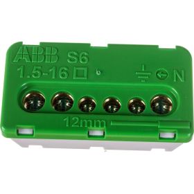 Винтовой клеммник ABB PE3x16-3x25мм PEK/S06 1SPE007715F0741 (артикул 23259045) – фото 1