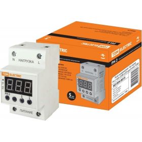 Реле напряжения TDM 1ф РН 2 40А-220В LED-дисплей SQ1504-0015 (артикул 23287731) – фото 1