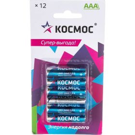 Алкалиновые элементы питания КОСМОС LR03 12 шт. на блистере, KOCLR03BL12 (артикул 23916519) – фото 1