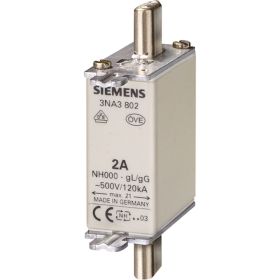 Низковольтная плавкая вставка Siemens GLGG Типоразмер 00, Iном.63A, Uном.500В 3NA3822 (артикул 23590959) – фото 1