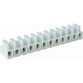 Клеммная колодка iTOK ВК04 (TYP310), Полиамид 6, HF, 1,5-4,0мм, 12 пар, 32А, 400В, Белый, 2 шт i-VK04-12-32-400-2-W (артикул 22160271) – фото 1