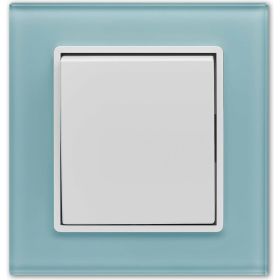 Одноклавишный выключатель Vesta Electric Exclusive Blue FVK050103SIN (артикул 23300175) – фото 1
