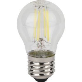 Светодиодная филаментная лампа Osram LS CLP40 4W/865 230V FILCL E2710x1 4058075688285 (артикул 22521759) – фото 1