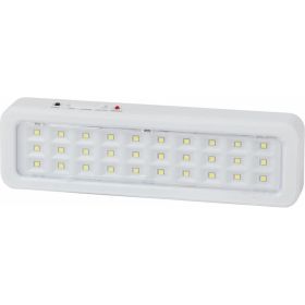 Аварийный светодиодный постоянный светильник ЭРА, DBA105020, 30LED, 5ч, IP Б0044398 (артикул 16199980) – фото 1