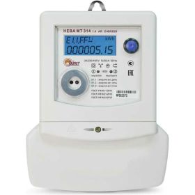 Счетчик электроэнергии ТАЙПИТ НЕВА МТ 314 1.0 AR E4BSR26 6120065 (артикул 23539539) – фото 1