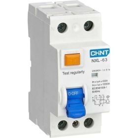 Выключатель дифференциального тока CHINT (УЗО) 1п+N 40А 30мА тип AC 6кА NXL-63 (R) 280723 (артикул 22815543) – фото 1