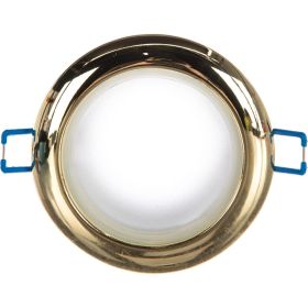 Влагозащищенный светильник MR16,12V/220V, 50W ЭРА WR1 GD C0043846 (артикул 15536573) – фото 1