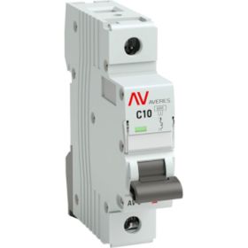 Автоматический выключатель EKF AVERES AV-10, 1P, 10A, 10kA SQmcb10-1-10C-av (артикул 16144567) – фото 1