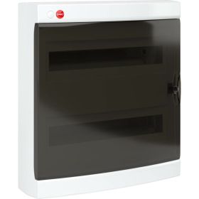 Настенный щиток DKC ЩРн-П-36 прозрачная дверь, IP40, белый 84636 (артикул 15146974) – фото 1