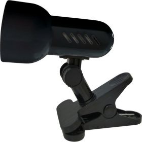 Настольный светильник Ultraflash UF-381 C02 черный с прищепкой 230В, 40Вт, E27, ЛОН 14506 (артикул 20226676) – фото 1