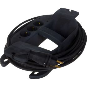 Удлинитель на каучуковой рамке Gigant Professional с/з КГ 3х1,5 3500Вт 3 розетки 10м 80050 (артикул 22884933) – фото 1