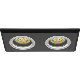 Светильник точечный стеклянный двойной KANLUX MORTA CT-DSL250-B/ 19360 (артикул 18549103) – фото 1
