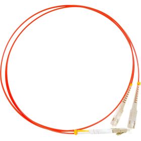 Волоконно-оптический шнур Hyperline FC-D2-50-LC/PR-SC/PR-H-1M-LSZH-OR патч-корд MM 50/12 28384 (артикул 16522372) – фото 1