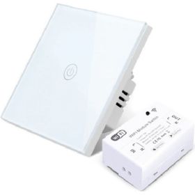 Умный беспроводной выключатель Sibling белый 1 клавиша Powerlight-M1 00-00003352 (артикул 18818118) – фото 1