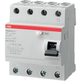 Выключатель диф.тока ABB 4мод. FH204 AC-63/0,3 2CSF204003R3630 (артикул 16024182) – фото 1