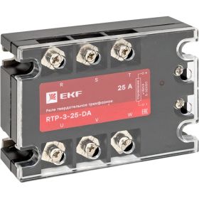 Твердотельное трехфазное реле EKF RTP-25-DA PROxima rtp-3-25-da (артикул 23095035) – фото 1