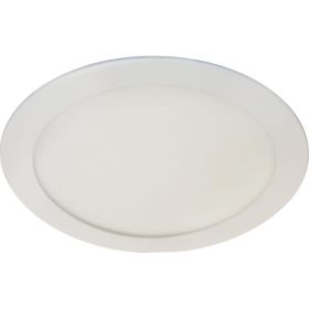 Встраиваемый круглый даунлайт с драйвером Ecola LED downlight 15W 220V 4200K 195x20 DRRV15ELC (артикул 16949875) – фото 1