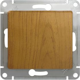 1-клавишный выключатель Schneider Electric GLOSSA 10АХ, ДЕРЕВО ДУБ GSL000511 (артикул 16314060) – фото 1