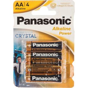 Батарейка Panasonic щелочная LR6 AA Alkaline 1.5В бл/4 5410853049500 (артикул 15991810) – фото 1