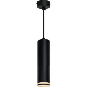 Потолочный светильник FERON ML1708 на подвесе MR16 35W 230V, черный 55x200, 48082 (артикул 22784823) – фото 1